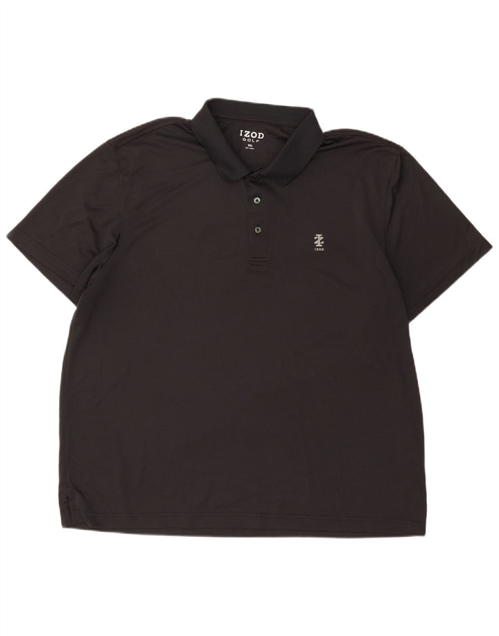 Izod Ανδρικό πουκάμισο πόλο 2XL μαύρο πολυεστέρα
