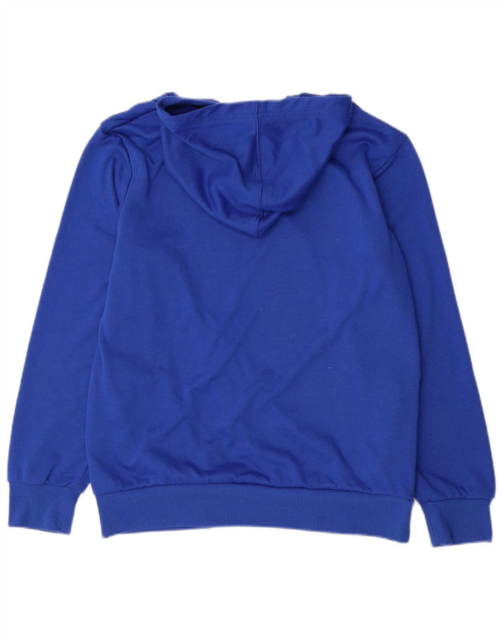 CONVERSE Boys Graphic Hoodie Jumper 13-14 Years XL Blue Polyester