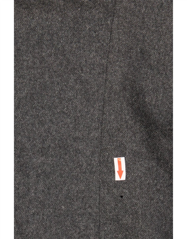 Valentino Ανδρικό μπουφάν σακάκι με 2 κουμπιά IT 54 2XL Γκρι παρθένο μαλλί