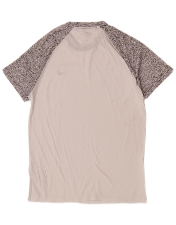 Ανδρικό T-Shirt Hollister Top XS White Colourblock Βαμβακερό