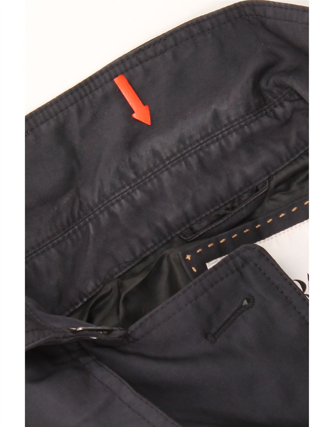 Zara Ανδρική καμπαρντίνα UK 40 Large Navy Blue Polyester