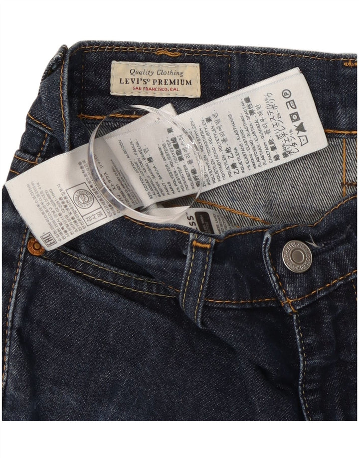 Γυναικείο Slim Jeans Levi's W27 L32 Navy Blue Cotton