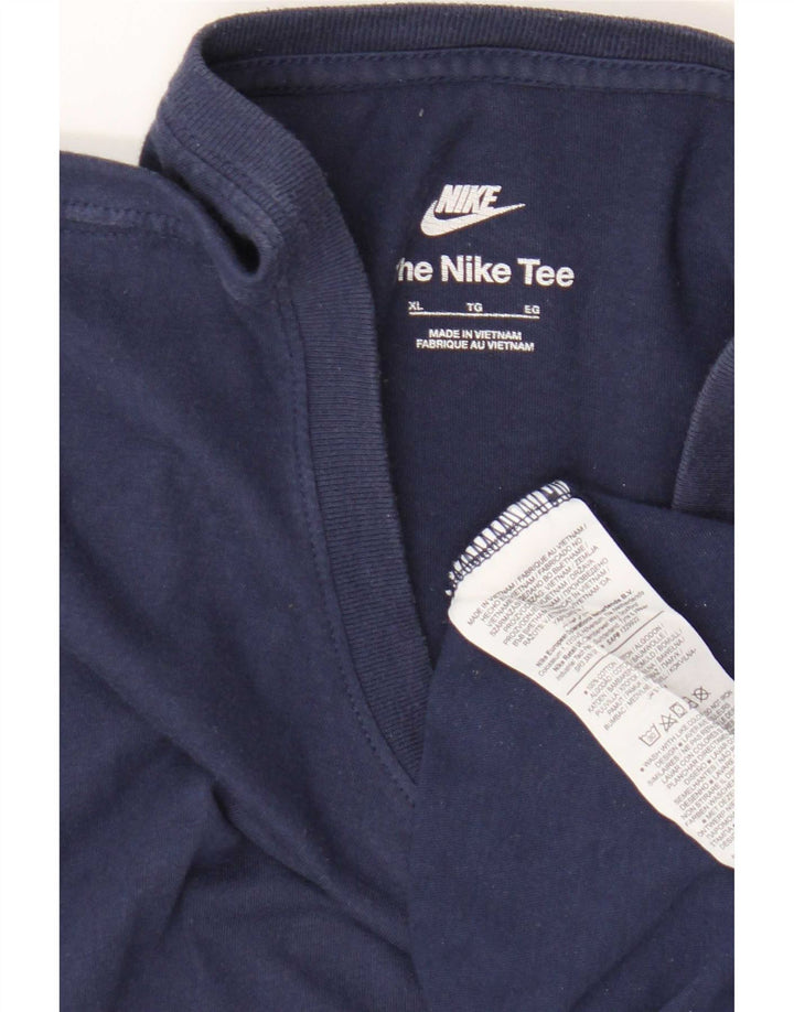 Ανδρικό T-Shirt Nike Top XL Navy Blue Cotton