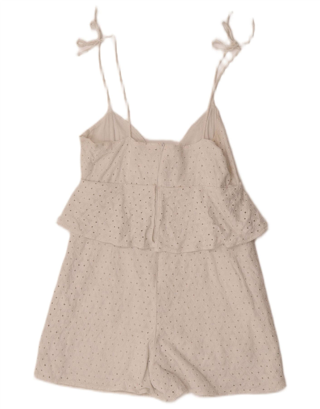Zara Γυναικείο Playsuit UK 10 Small White