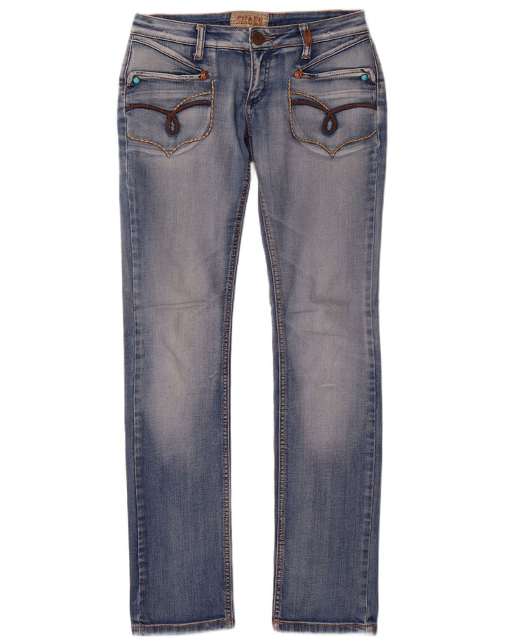 Phard Γυναικείο Slim Jeans W28 L33 Μπλε βαμβακερό