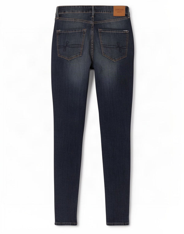 Γυναικεία Levi's Denizen Ψηλά τζιν Skinny US 8 Medium W29 L30 Navy Blue