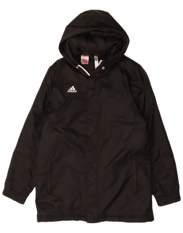 Παλτό Adidas Boys Hooded Podded 13-14 Years Black Polyester