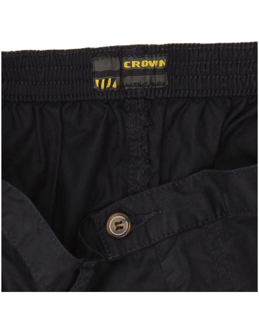 Ανδρικό σορτς Chino CROWN W32 Βαμβακερό μεσαίο ναυτικό