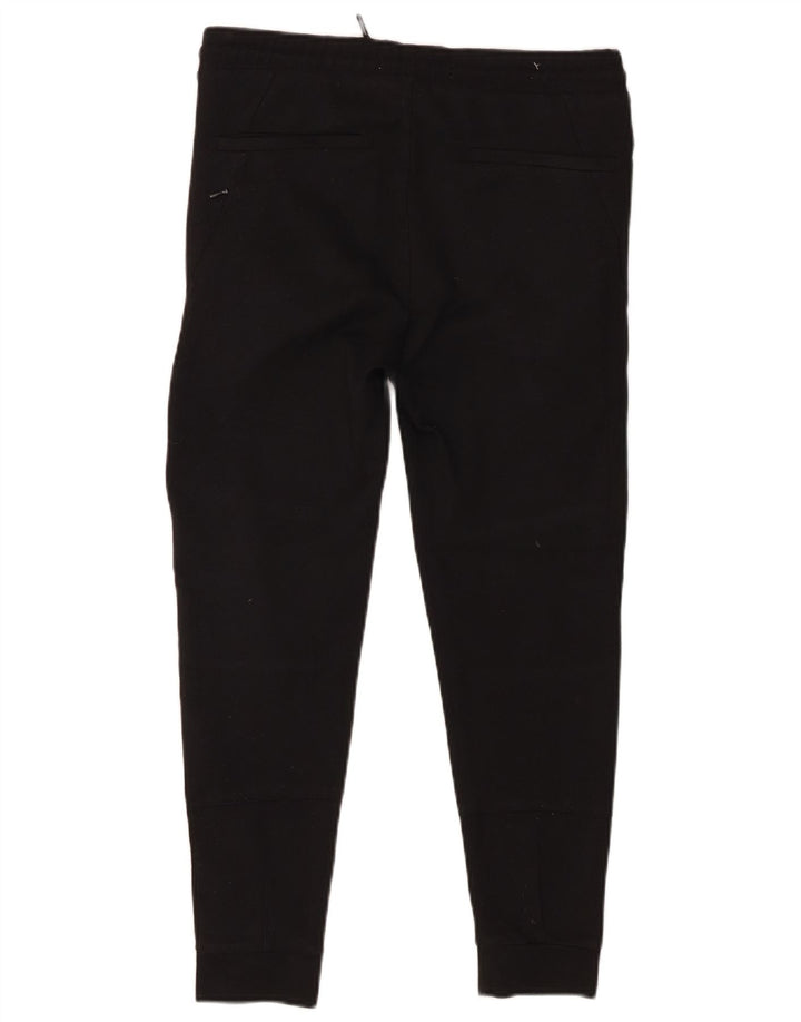 Zara Ανδρική φόρμα Crop Παντελόνι Joggers Μικρό Μαύρο Πολυεστέρα