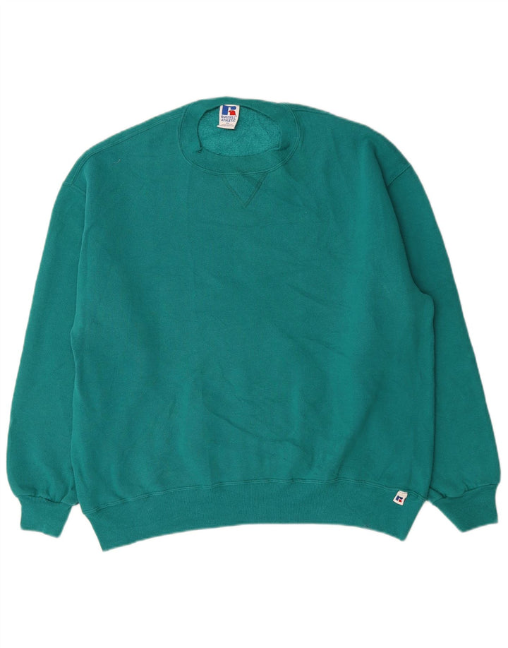 Ανδρικό φούτερ RUSSELL ATHLETIC Jumper XL Πράσινο βαμβακερό