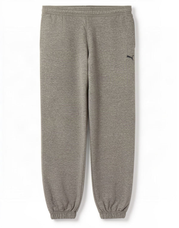 Γυναικεία αθλητική φόρμα Puma Παντελόνι Joggers UK 10 Small Grey Flecked Cotton