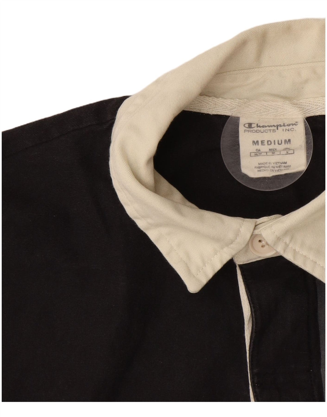 Ανδρικό μακρυμάνικο μπλουζάκι ράγκμπι πόλο Champion με μεσαίο γκρι χρώμα