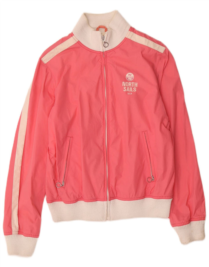 Γυναικεία αθλητική φόρμα North Sails Top Jacket UK 14 Medium Pink Colourblock
