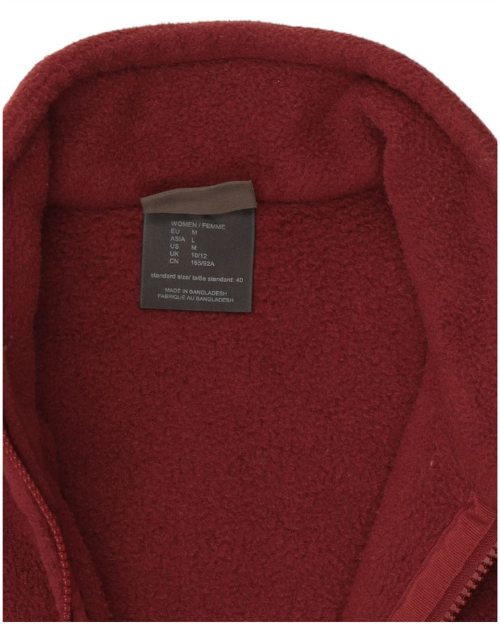 Jack Wolfskin Γυναικείο Fleece Jacket UK 10/12 Medium Burgundy Polyester
