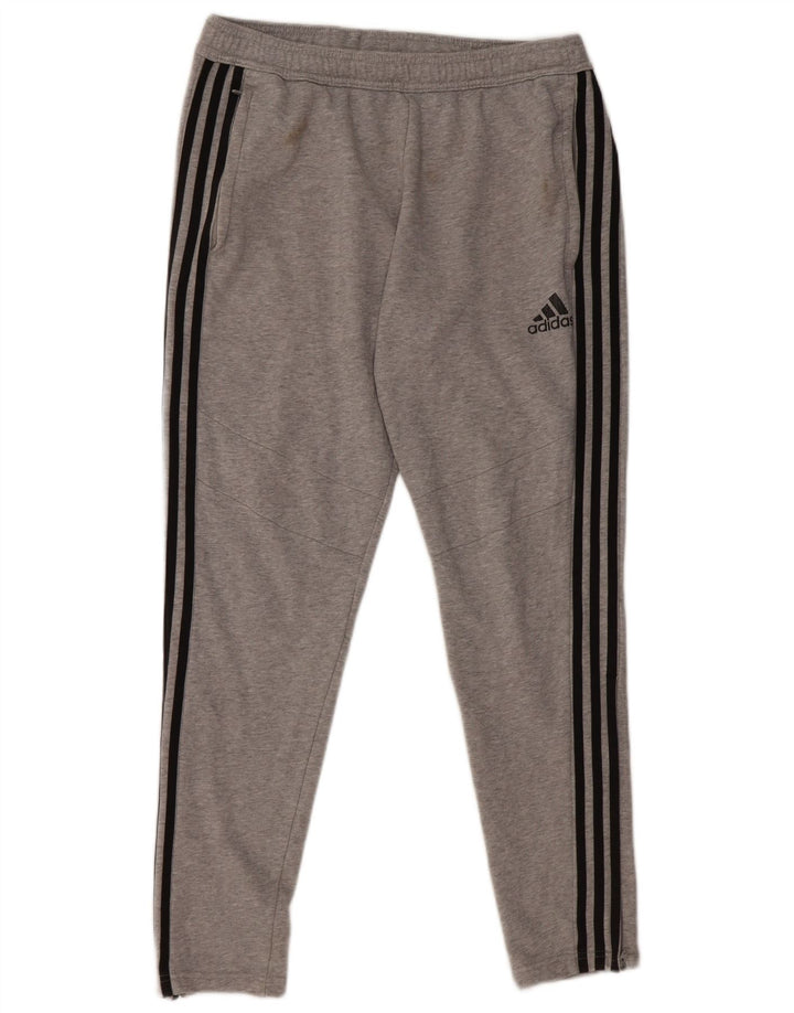 Ανδρική αθλητική φόρμα Adidas, μεσαίο γκρι βαμβακερό