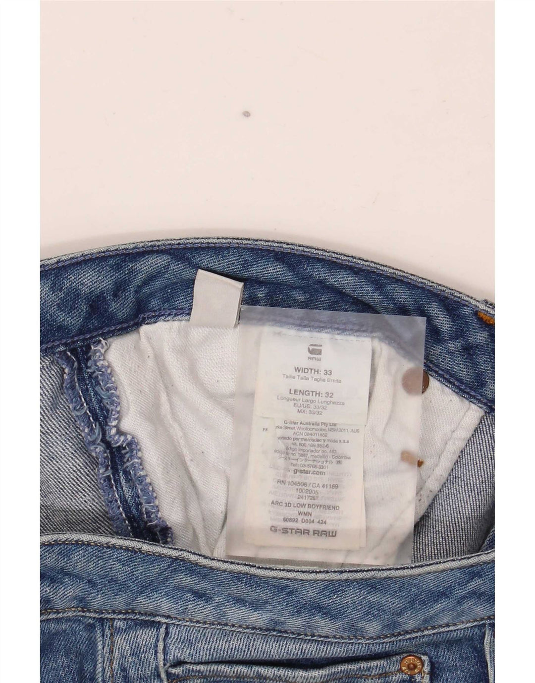 Ανδρικό Slim Jeans G-Star W33 L28 Blue Cotton