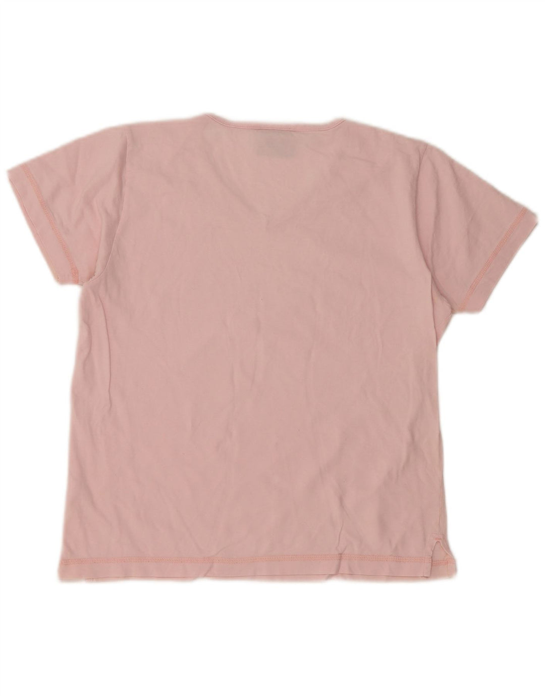 CHAMPION Γυναικείο γραφικό T-Shirt Top UK 10 Small Pink