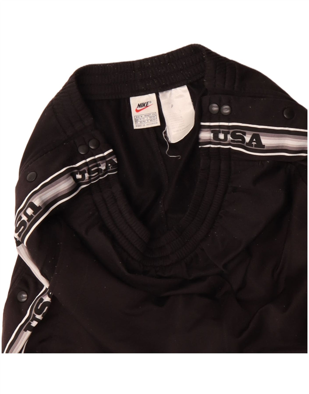 Ανδρικά γραφικά αθλητικά σορτς Nike από μεσαίο μαύρο πολυεστέρα