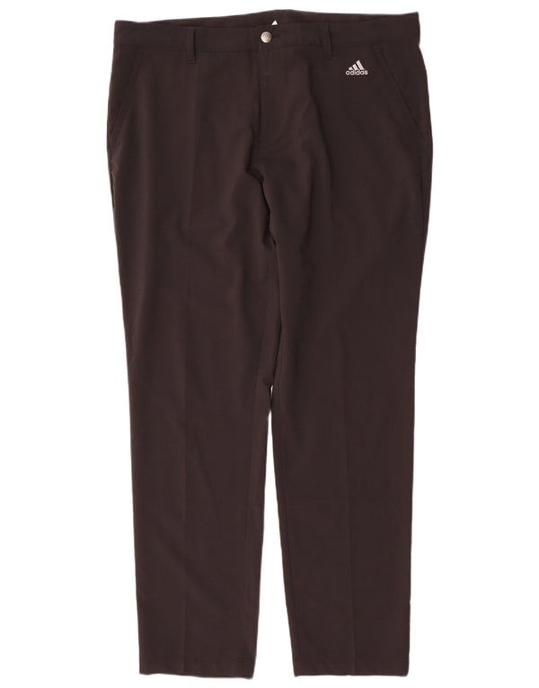 Ανδρικό παντελόνι Chino ADIDAS Slim W38 L32 Μαύρο