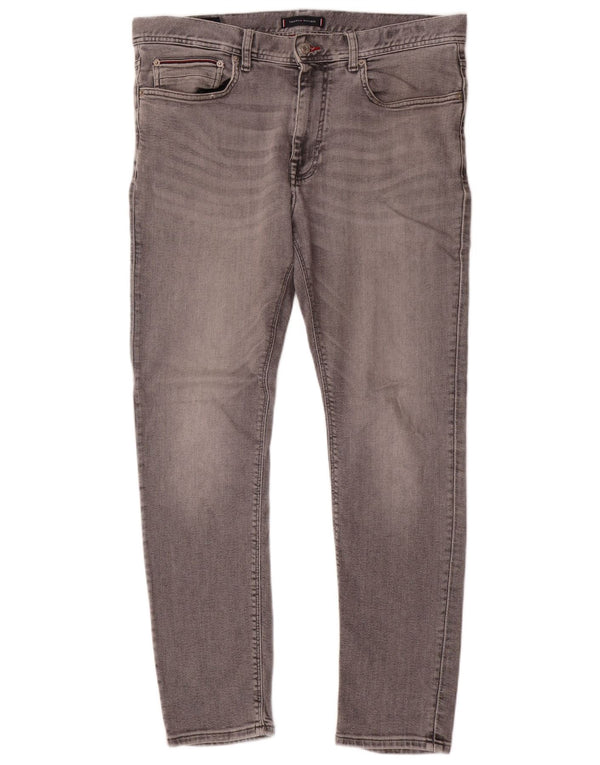 TOMMY HILFIGER Ανδρικό Layton Skinny Jeans W36 L30 Γκρι βαμβακερό