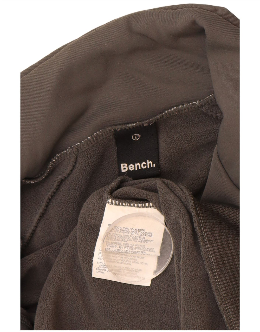 ΠΑΓΚΟΣ Ανδρική φόρμα γυμναστικής με γραφικό φόρεμα Μπουφάν με μεγάλο γκρι χρώμα από πολυεστέρα