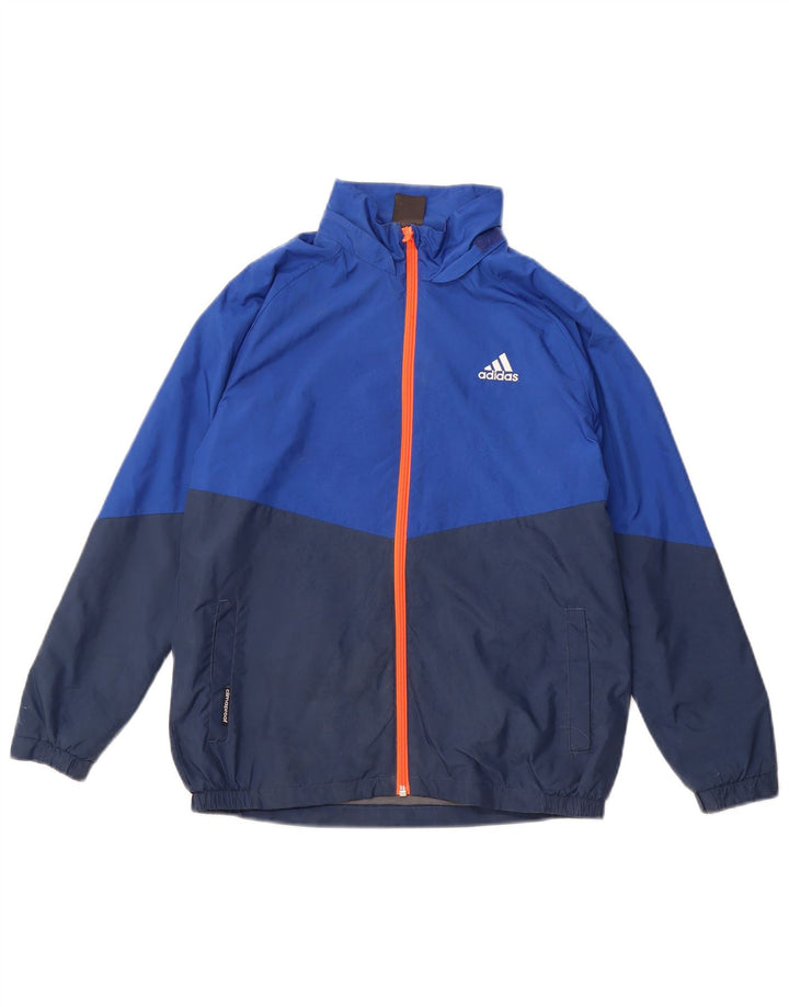 Top μπουφάν ADIDAS Boys Clima Proof αθλητική φόρμα 11-12 ετών Navy Blue