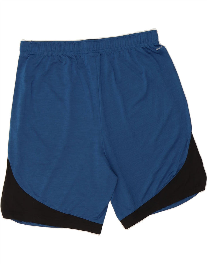 RUSSELL ATHLETIC Mens Sport Shorts Large  Blue Colourblock Polyester Vintage Russell Athletic and Second-Hand Russell Athletic from Messina Hembry 