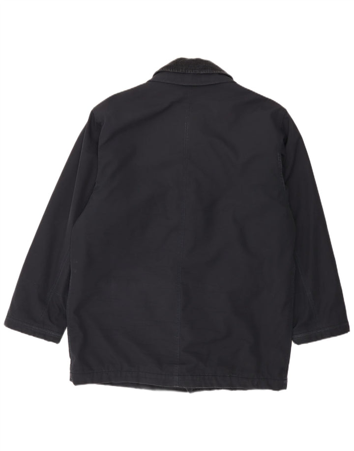 Ανδρικό παλτό αντιανεμικό Cotton's Industries UK 14 Medium Navy Blue Polyamide