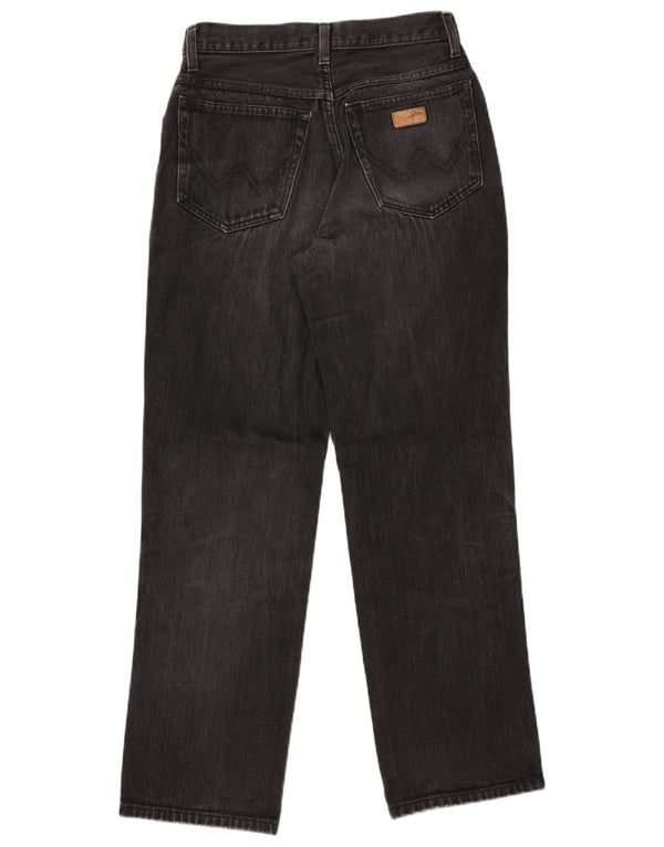 Ανδρικό τζιν WRANGLER Comfort Fit ίσιο W31 L32 Μαύρο βαμβακερό