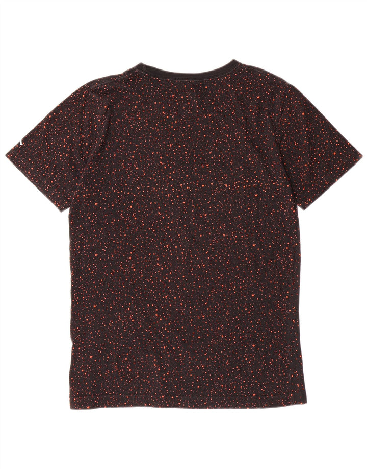 JORDAN Boys Graphic T-Shirt Top 13-14 Years XL Black Spotted Cotton