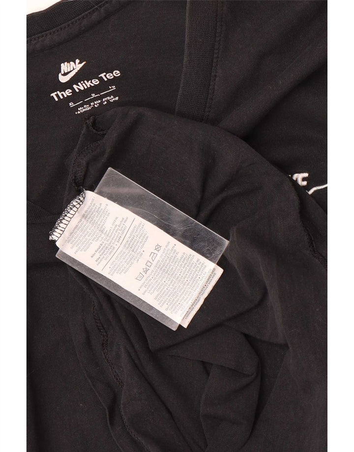 Ανδρικό T-Shirt Nike XL Μαύρο βαμβακερό