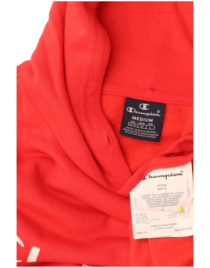 Ανδρικό Champion Graphic Hoodie Jumper Μεσαίο κόκκινο βαμβακερό