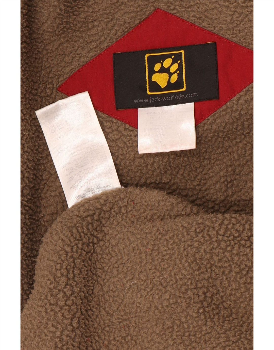 Jack Wolfskin γυναικείο τζάκετ αντιανεμικό UK 18/20 XL κόκκινο πολυεστέρα