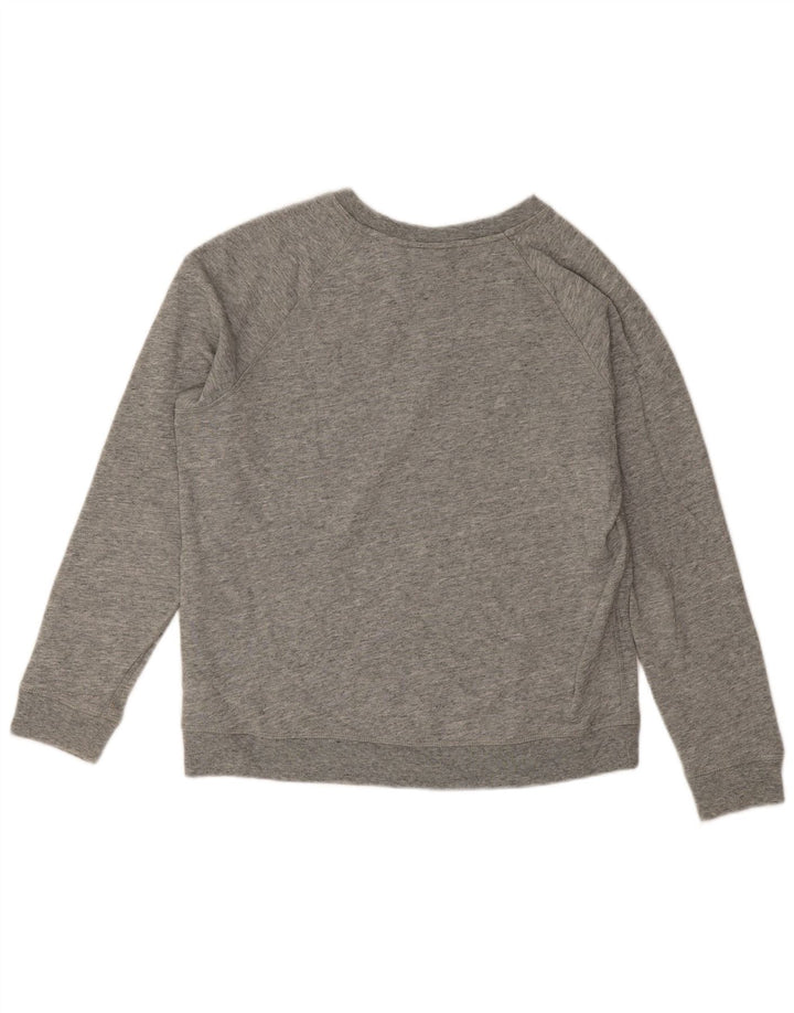 Γυναικείο γραφικό φούτερ Levi's Jumper UK 16 μεγάλο γκρι βαμβακερό