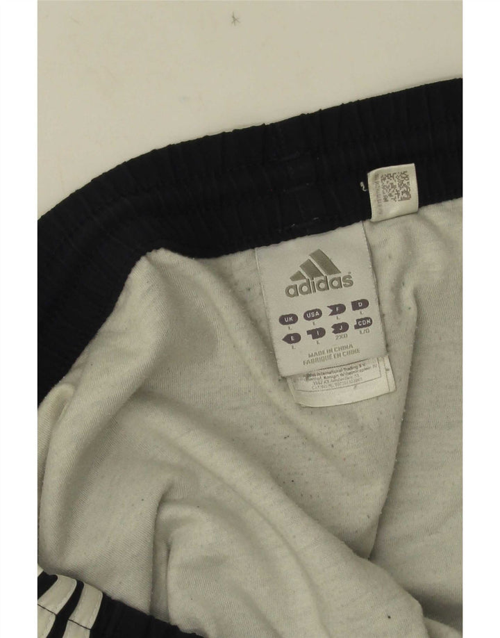 Ανδρικό αθλητικό σορτς Adidas μεγάλο μαύρο πολυεστέρα