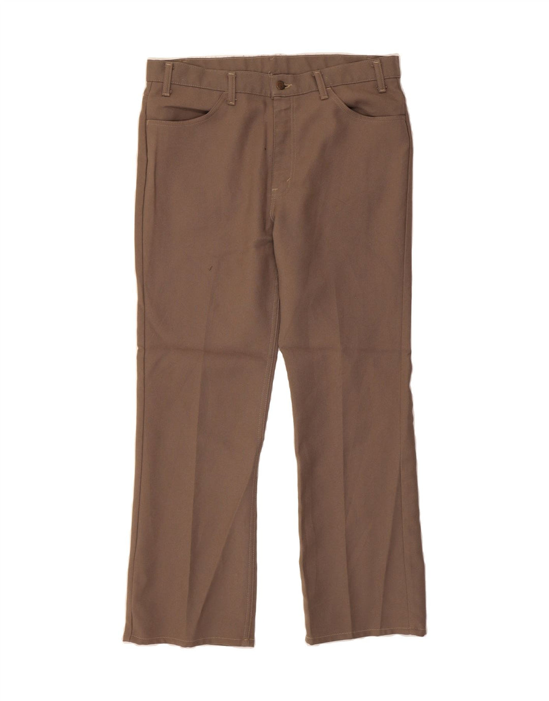 LEVI'S Womens Straight Casual Trousers W36 L30 Brown Vintage Levi's and Second-Hand Levi's from Messina Hembry 