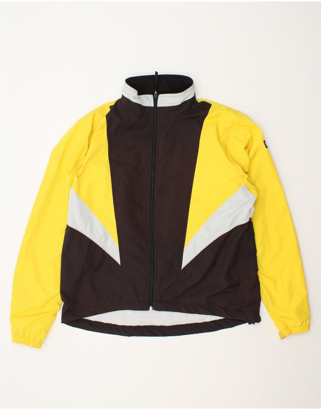 ODLO Mens Tracksuit Top Jacket Large Black Colourblock Polyester Vintage Odlo and Second-Hand Odlo from Messina Hembry 