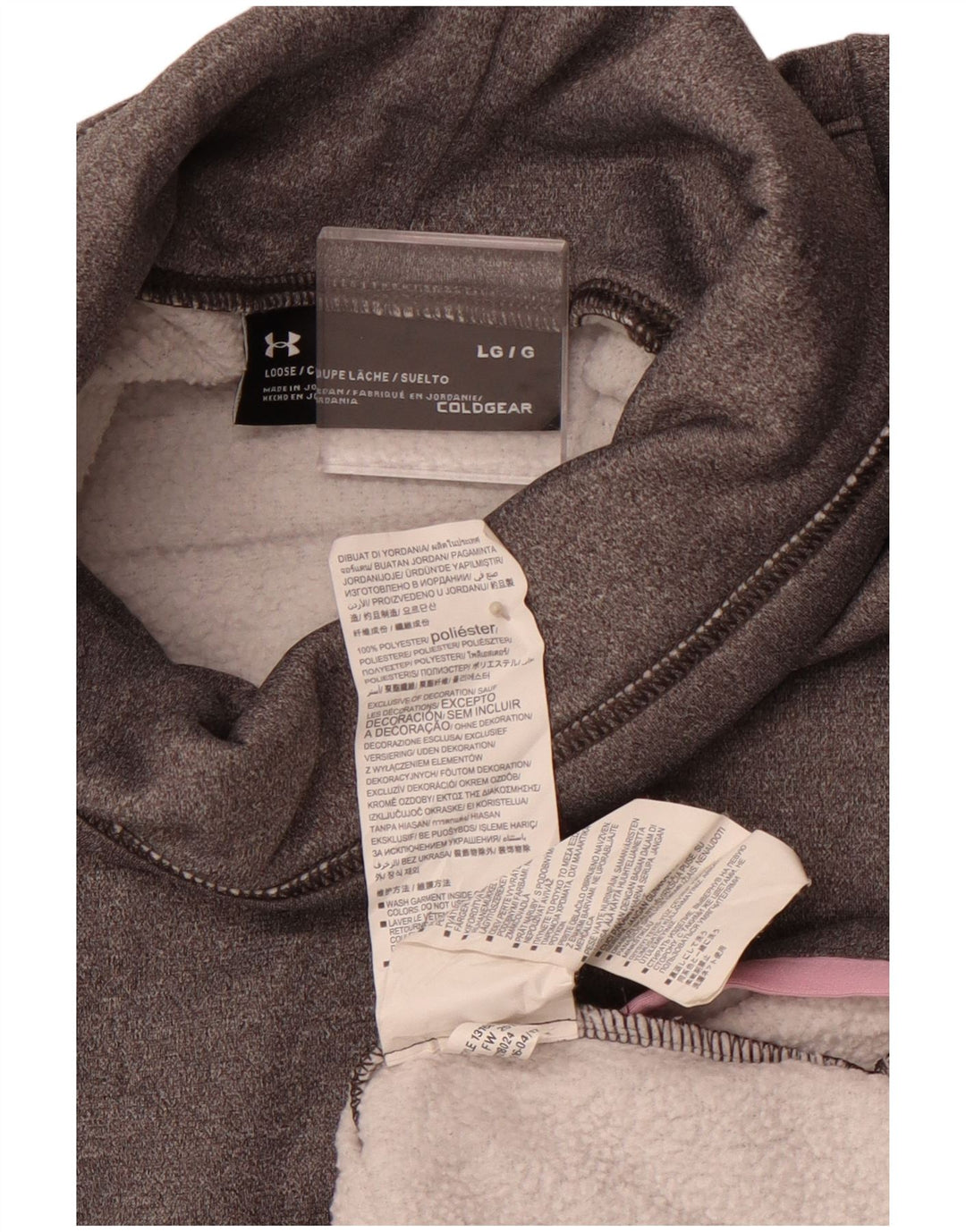 Γυναικείο Φούτερ UNDER Armour Cold Gear Graphic Jumper UK 16 Large Grey