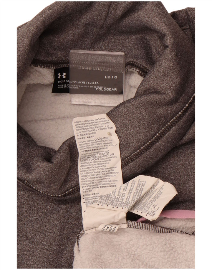 Γυναικείο Φούτερ UNDER Armour Cold Gear Graphic Jumper UK 16 Large Grey