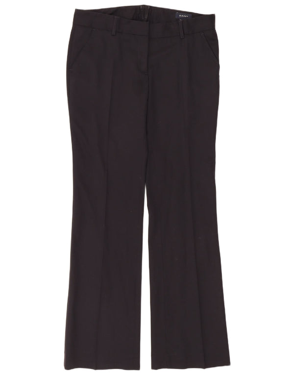 Gant γυναικείο μποτάκι παντελόνι UK 12 Medium W34 L33 μαύρο μαλλί