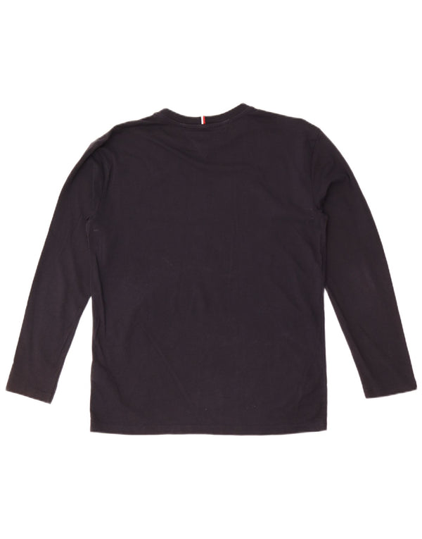 Tommy Hilfiger Boys Graphic Top Μακρυμάνικο 13-14 ετών Navy Blue Cotton