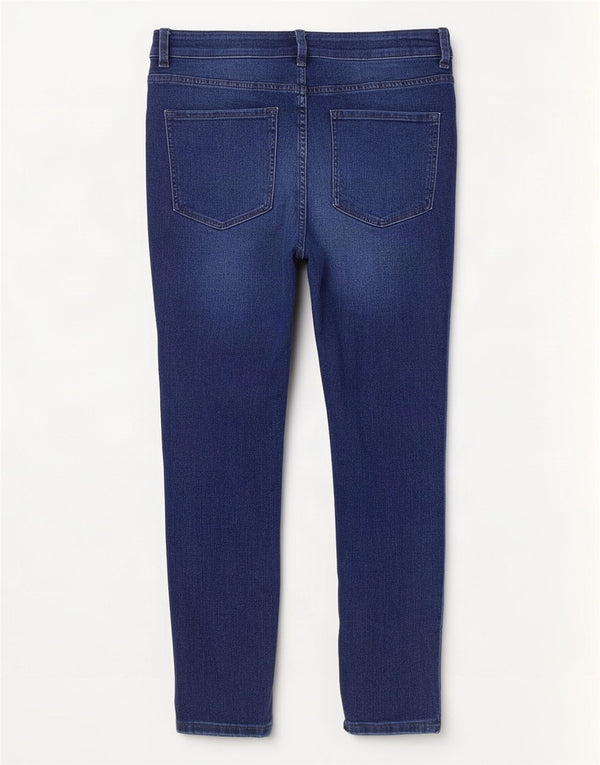 Marks & Spencer Womens The Ivy Skinny Jeans UK 12 Medium W30 L25 Navy Blue