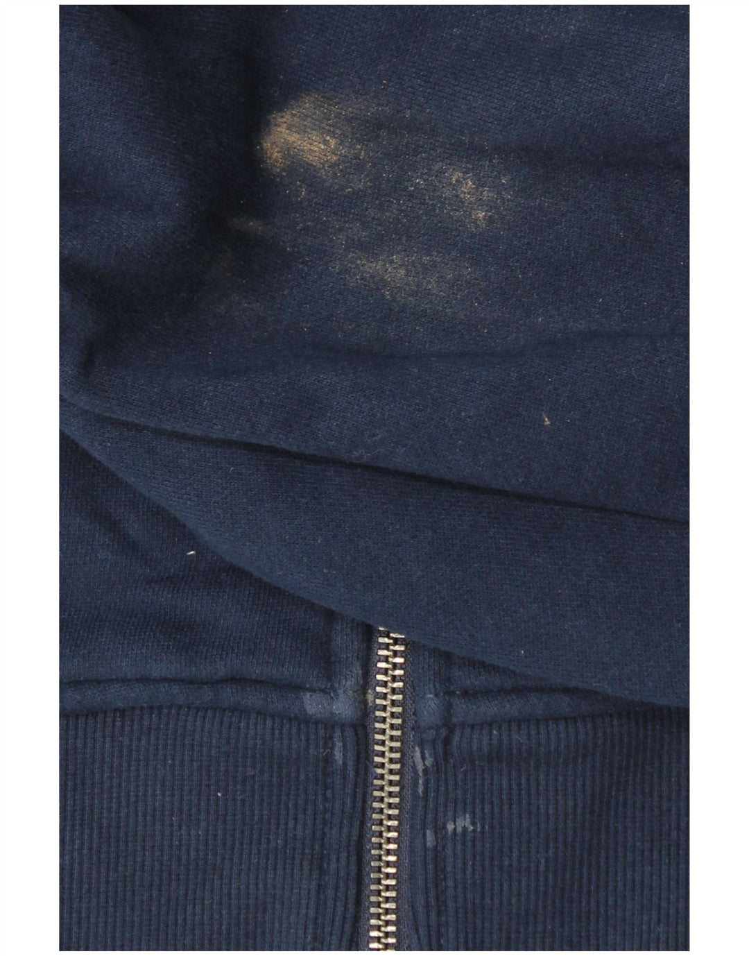 TOMMY HILFIGER Ανδρικό πουλόβερ με κουκούλα με φερμουάρ Μικρό μπλε ναυτικό βαμβακερό