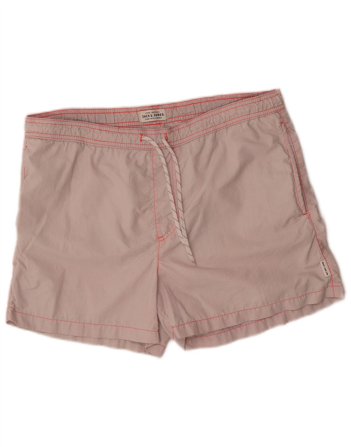 Jack & Jones Ανδρικό σορτς κολύμβησης μεγάλο γκρι νάιλον
