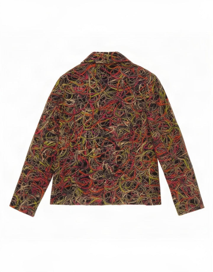 Gai Mattiolo Γυναικείο μπουφάν Blazer Abstract Pattern UK 14 Medium πολύχρωμο