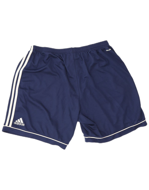 Ανδρικό αθλητικό σορτς Adidas Climalite 2XL Navy Blue Polyester