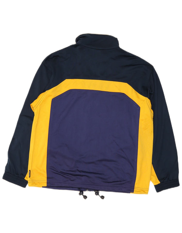 Lotto Γυναικεία αθλητική φόρμα Top Jacket UK 22 3XL Navy Blue Colorblock Polyester