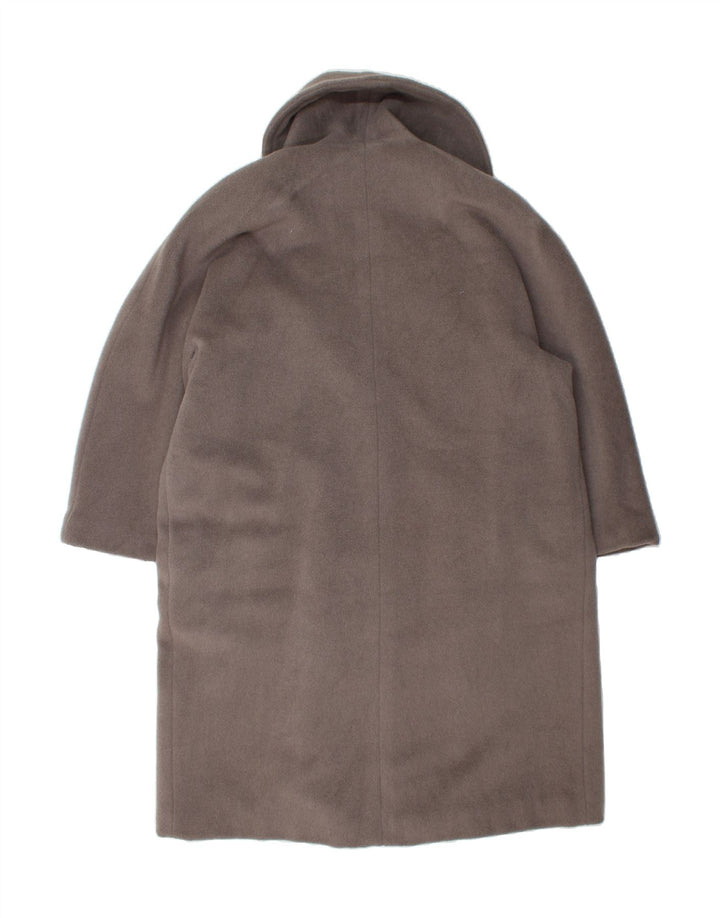 VINTAGE Γυναικείο Oversized Ανοιχτό Πανωφόρι IT 44 Μεσαίο Γκρι Μαλλί αλπακά