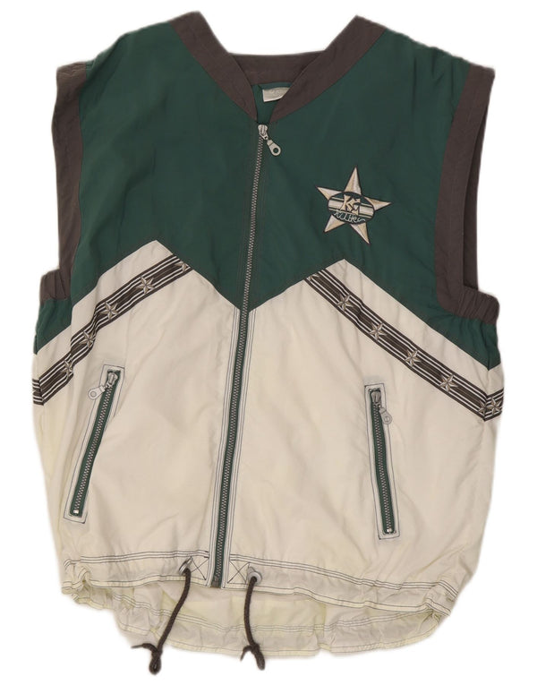 Killtec Mens Gilet UK 40 Large Green Colourblock Πολυεστέρας