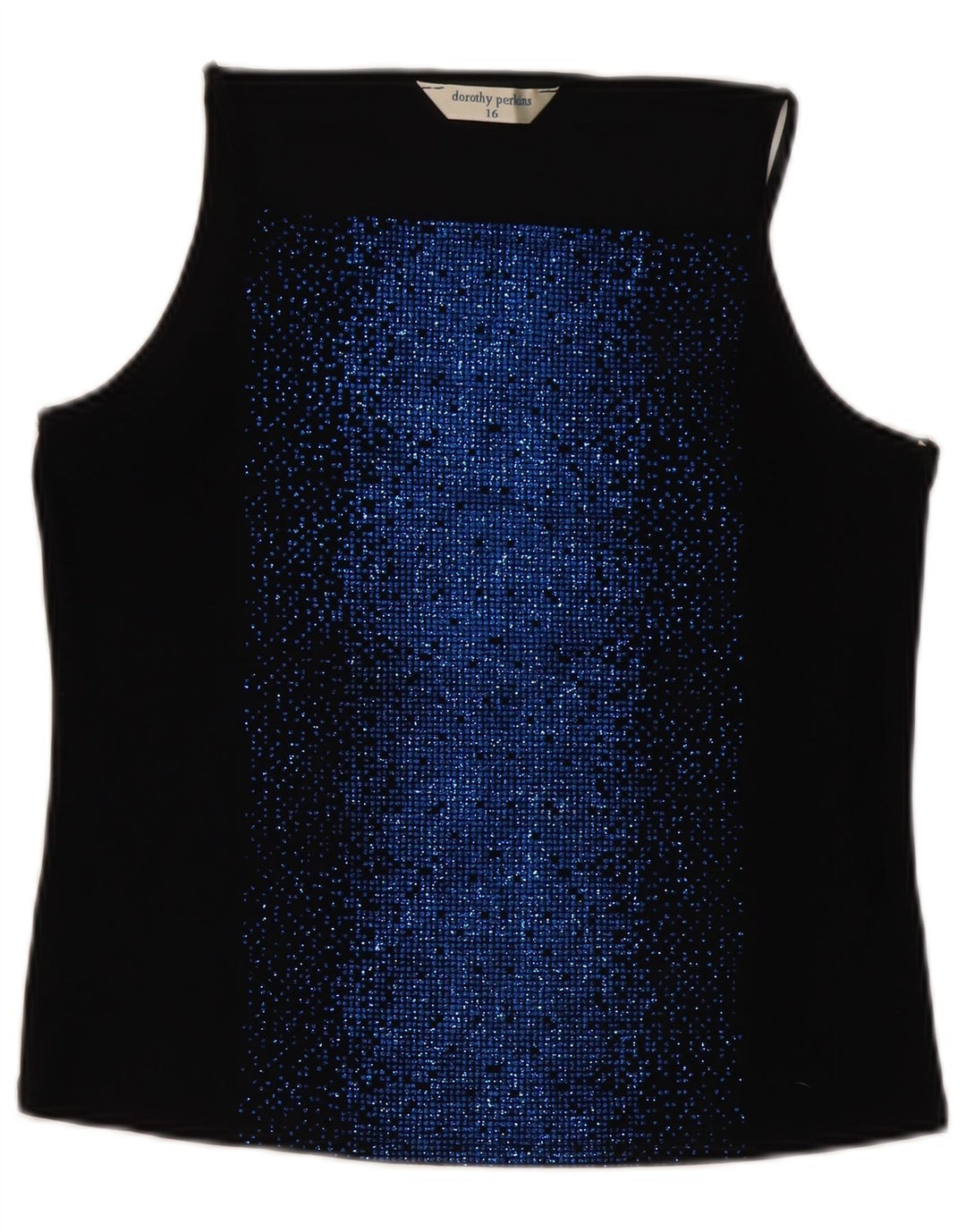 Dorothy Perkins Womens Cami Top UK 16 Large Black Polyester